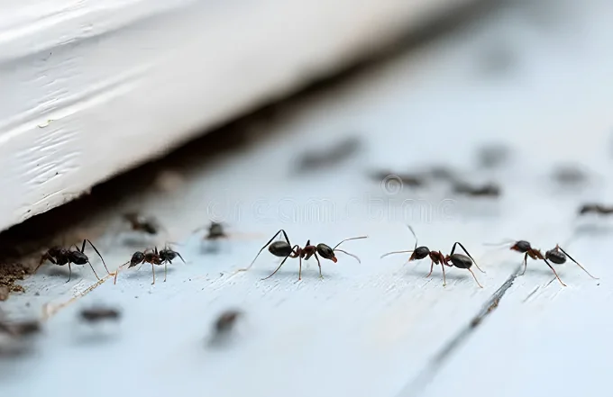 Ant activity indoors which need to some care to avoid them